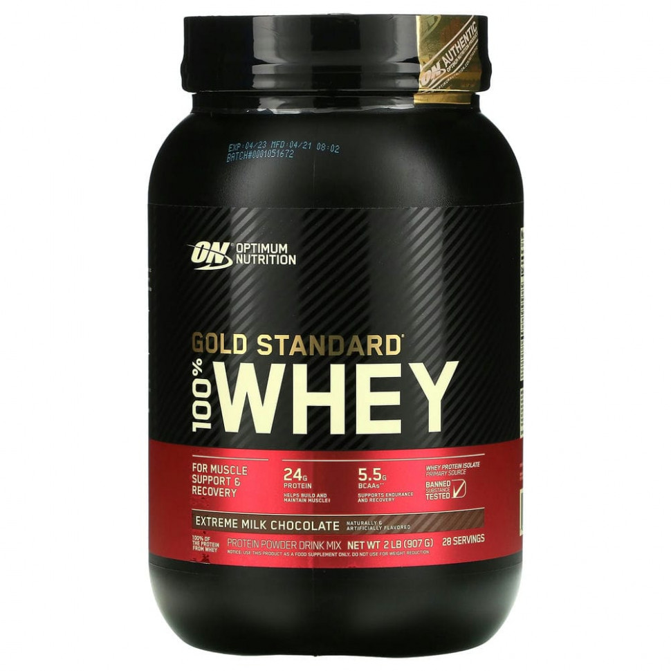  Optimum Nutrition, Gold Standard 100% Whey,      , 907  (2 )  Iherb ()