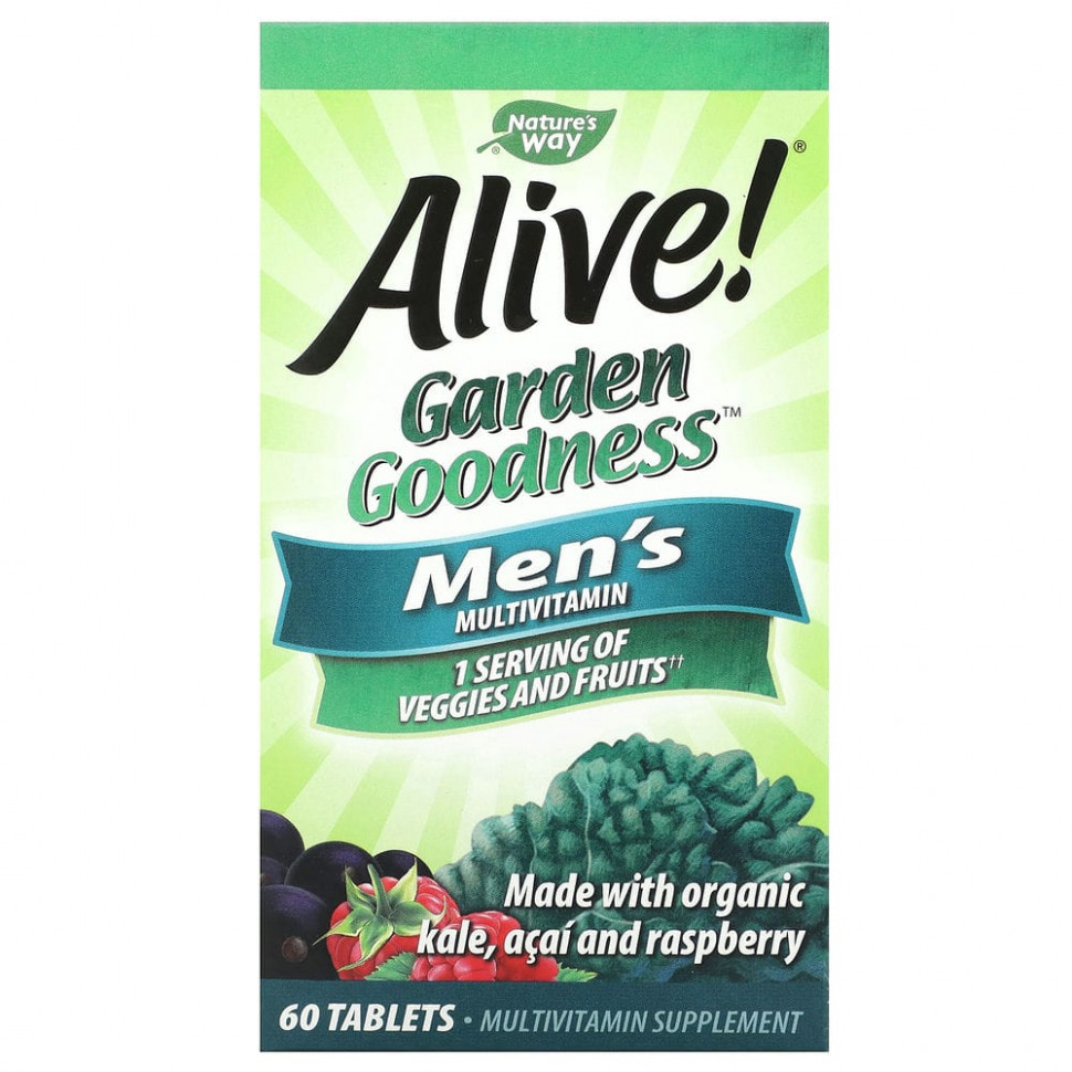 Nature's Way, Alive! Garden Goodness,   , 60     , -, 