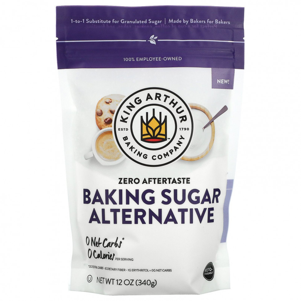 King Arthur Flour, Baking Sugar Alternative , 12 oz (340 g)    , -, 