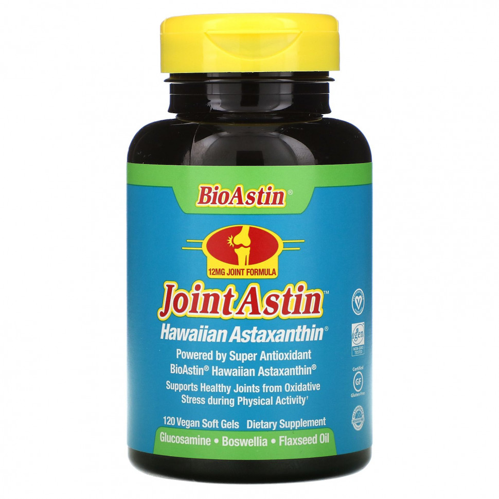 Nutrex Hawaii, JointAstin, Hawaiian Astaxanthin, 120 V-Gels    , -, 