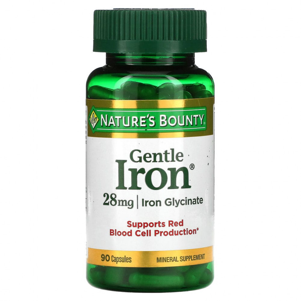 Nature's Bounty, Gentle Iron, , 28 , 90     , -, 