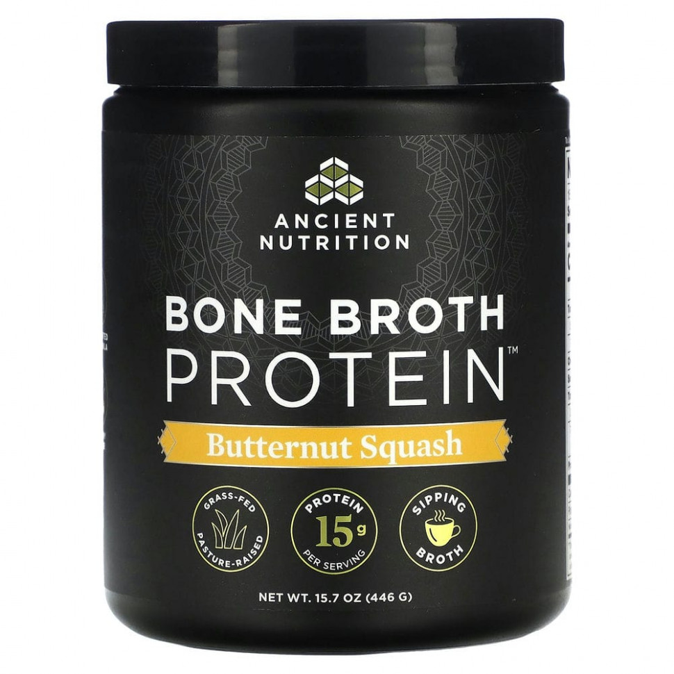 Dr. Axe / Ancient Nutrition, Bone Broth Protein,  , 446  (15,7 )    , -, 