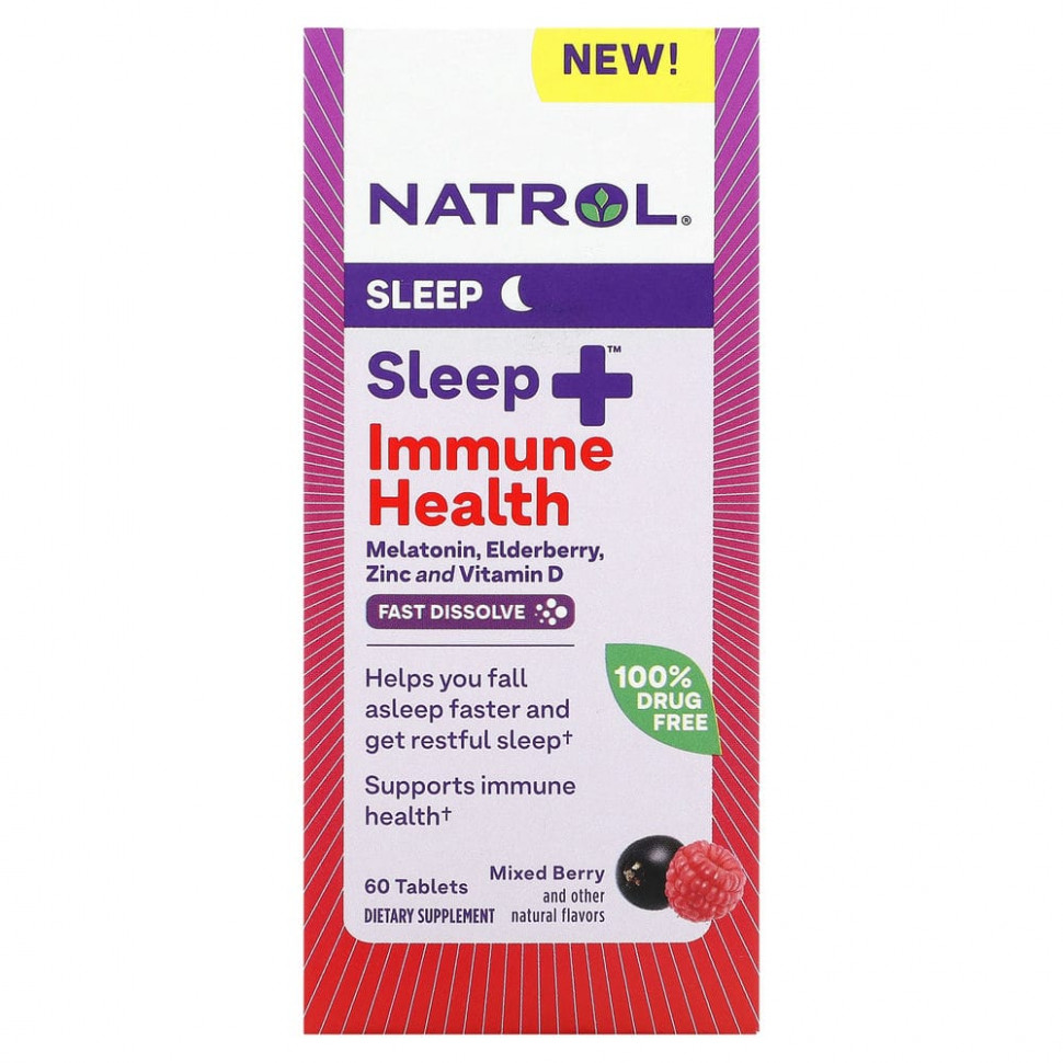  Natrol, Sleep + Immune Health,  , 60   Iherb ()