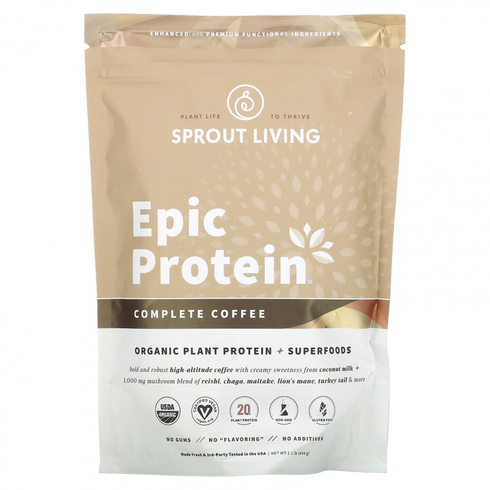  Sprout Living, Epic Protein,     ,  , 494  (1,1 )  Iherb ()
