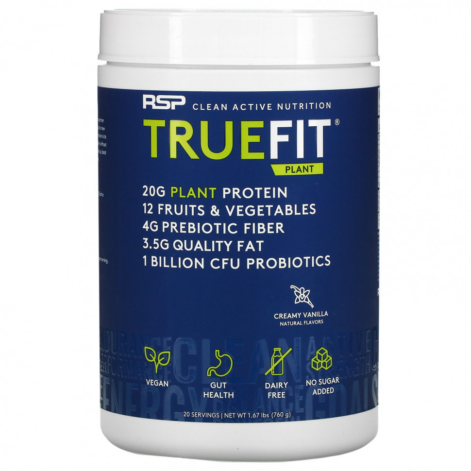  RSP Nutrition, TrueFit Plant Protein Shake,  , -, 1,67  (760 )  Iherb ()