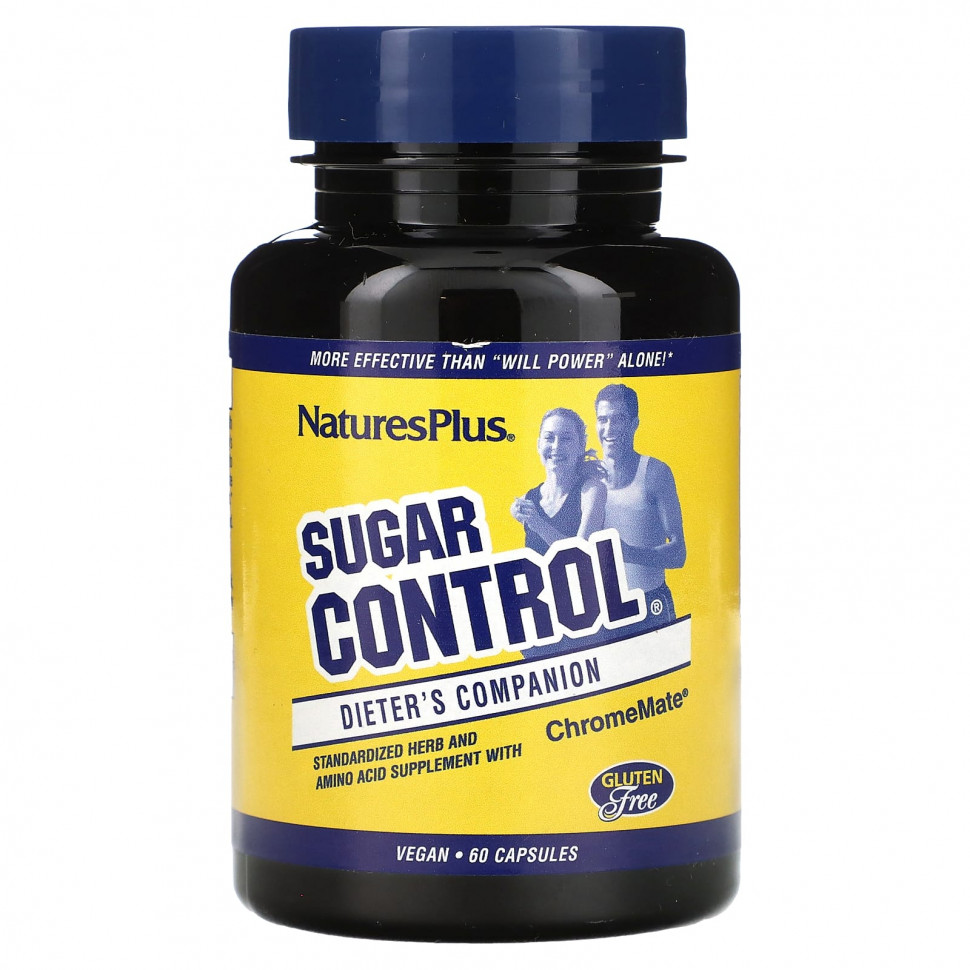 NaturesPlus, Sugar Control, Dieter's Companion, 60     , -, 