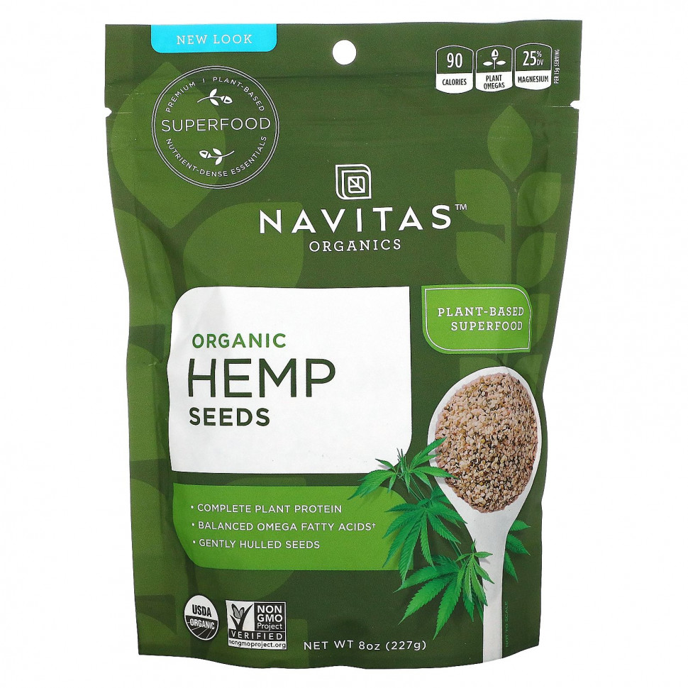 Navitas Organics, Organic Hemp Seeds (  ), 227  (8 )    , -, 