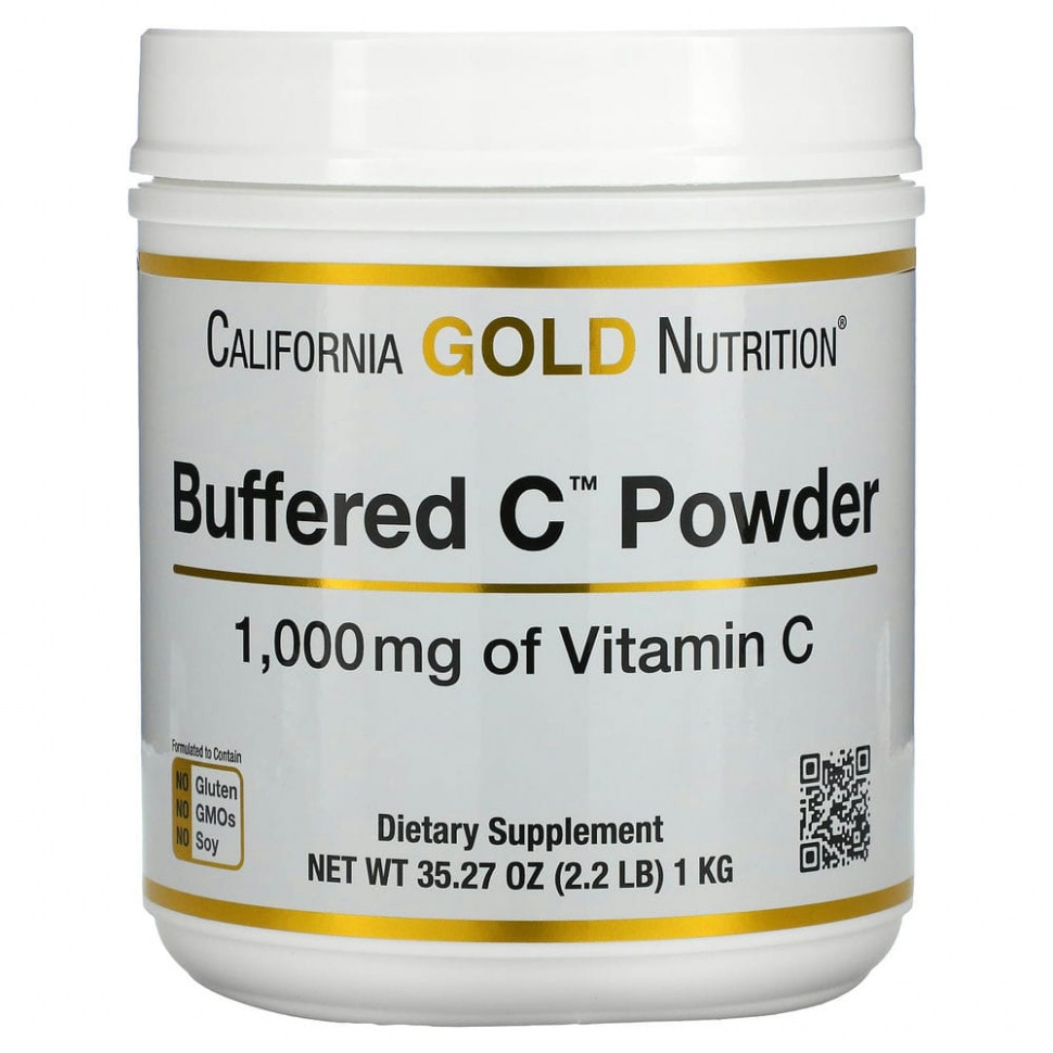 California Gold Nutrition, Buffered Gold C,    C   ,  , 1000 , 1  (2,2 )    , -, 