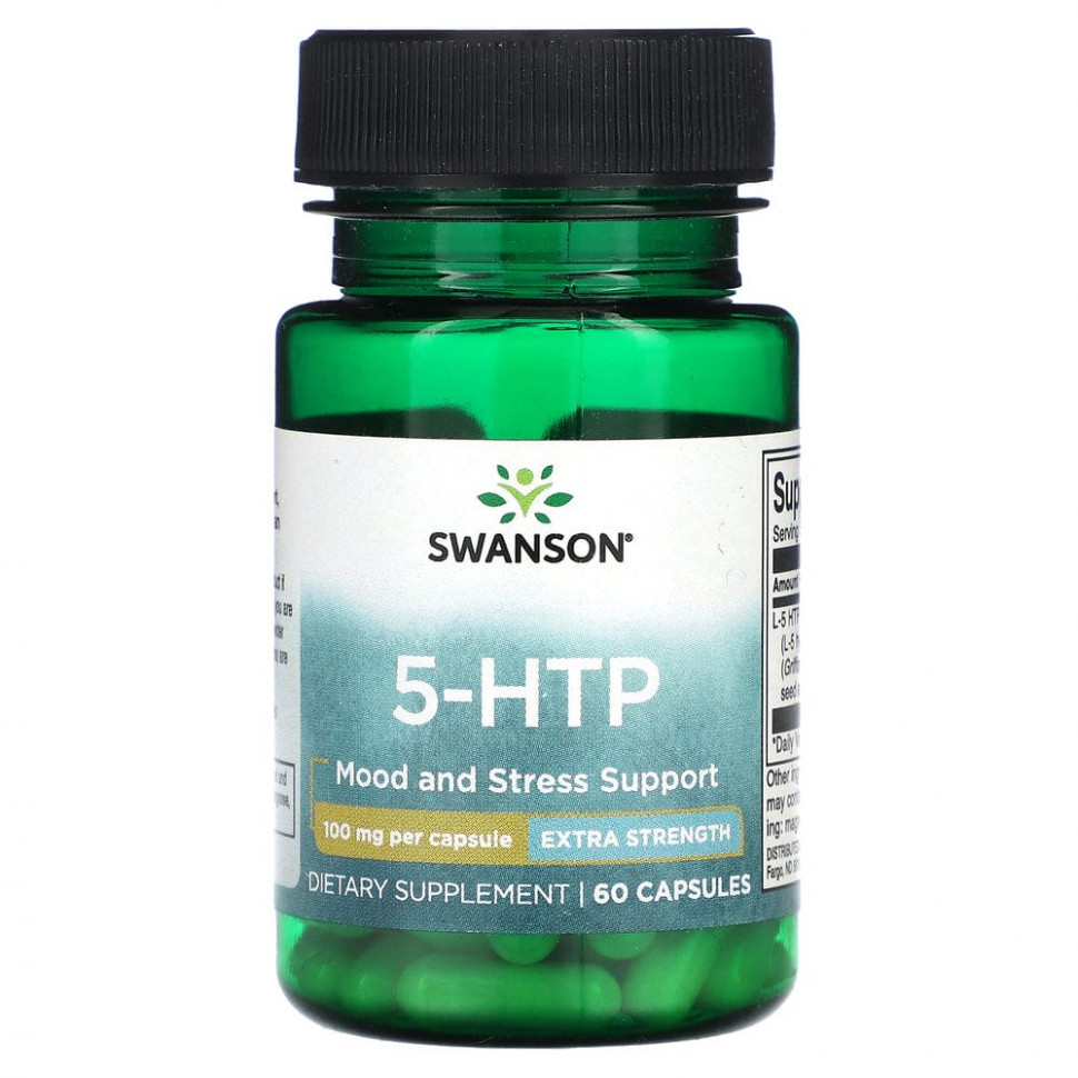 Swanson, 5-HTP,   , 100 , 60     , -, 