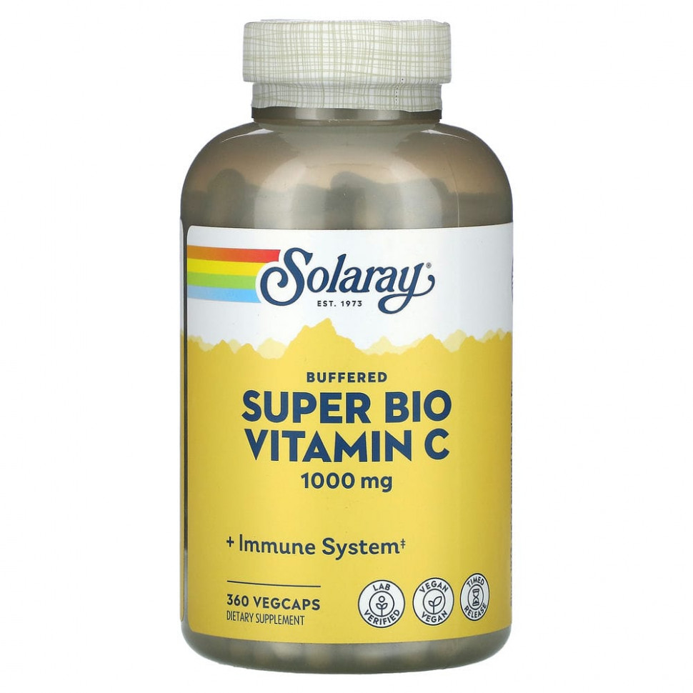 Solaray, Super Bio Vitamin C,   , 500 , 360      , -, 