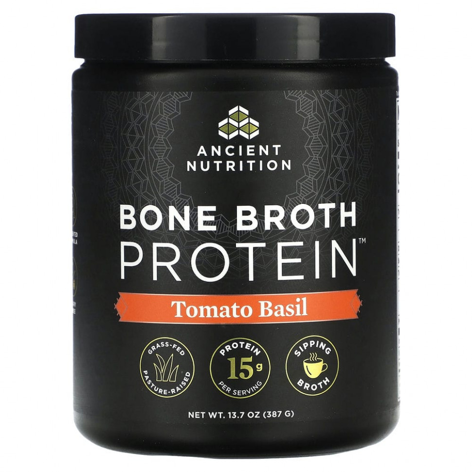 Dr. Axe / Ancient Nutrition, Bone Broth Protein,  , 387  (13,7 )    , -, 