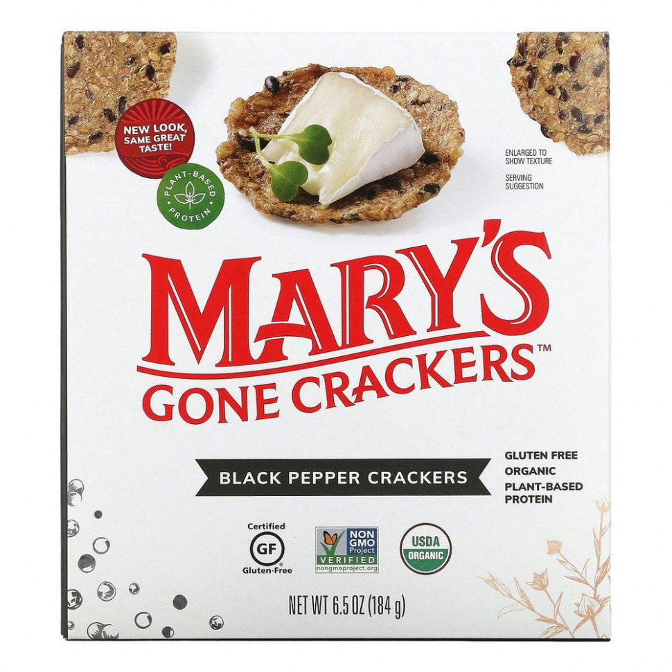���������� Mary's Gone Crackers, ������� � ������ ������, 184 � (6,5 �����)  Iherb (������)