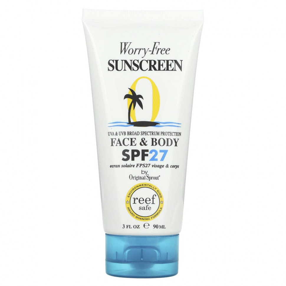 Original Sprout Inc, Worry-Free,      , SPF 27, 90  (3 . )    , -, 