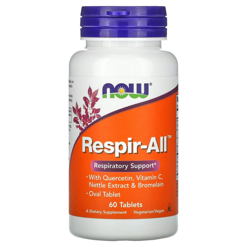 ���������� NOW Foods, Respir-All, 60 ��������  Iherb (������)