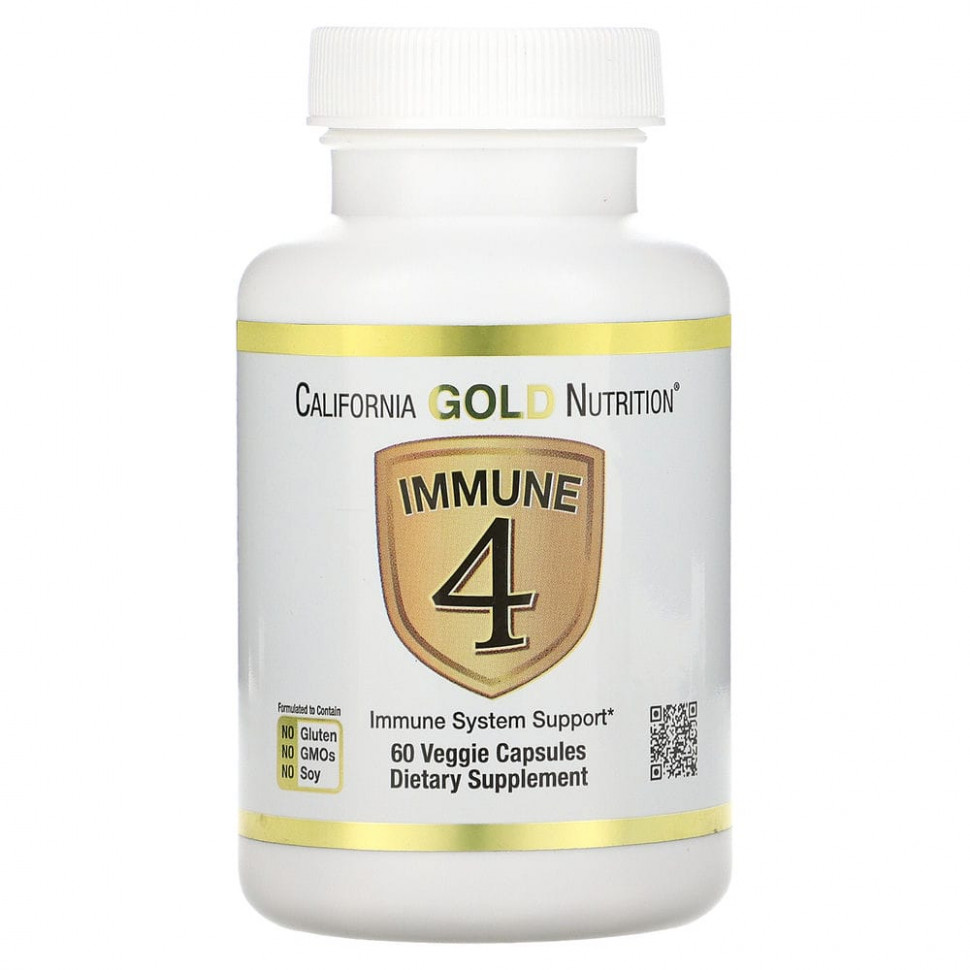 California Gold Nutrition, Immune 4,    , 60      , -, 