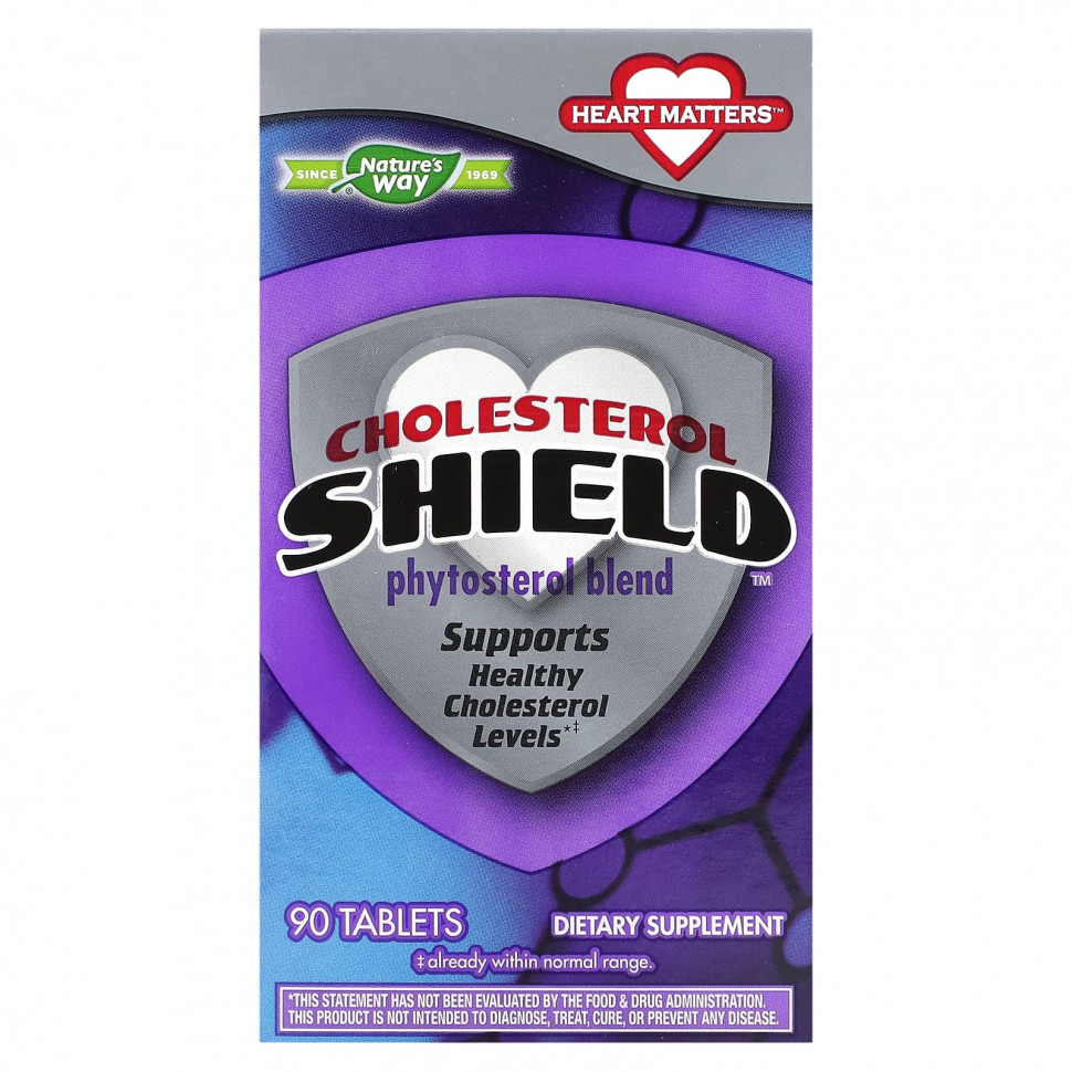 Nature's Way, Cholesterol Shield, 90     , -, 