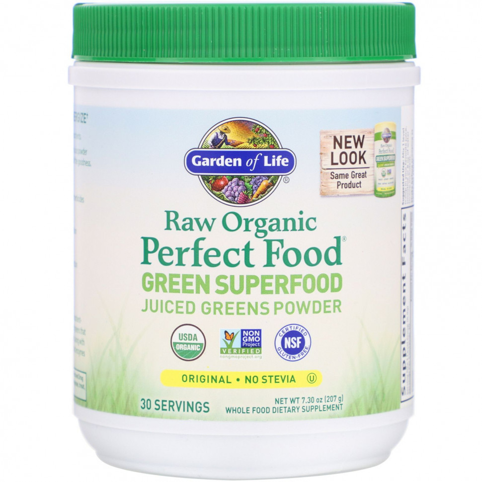 Garden of Life, Raw Organic Perfect Food,  ,  , 209  (7,4 )    , -, 