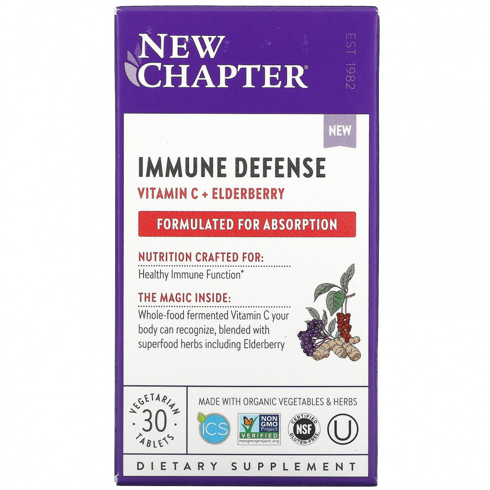 New Chapter, Immune Defense,  C  , 30      , -, 