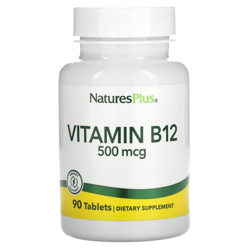 NaturesPlus,  B12, 500 , 90     , -, 