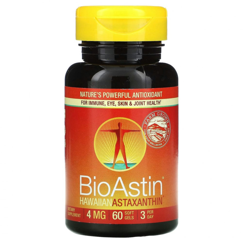 Nutrex Hawaii, BioAstin,  , 4 , 60      , -, 