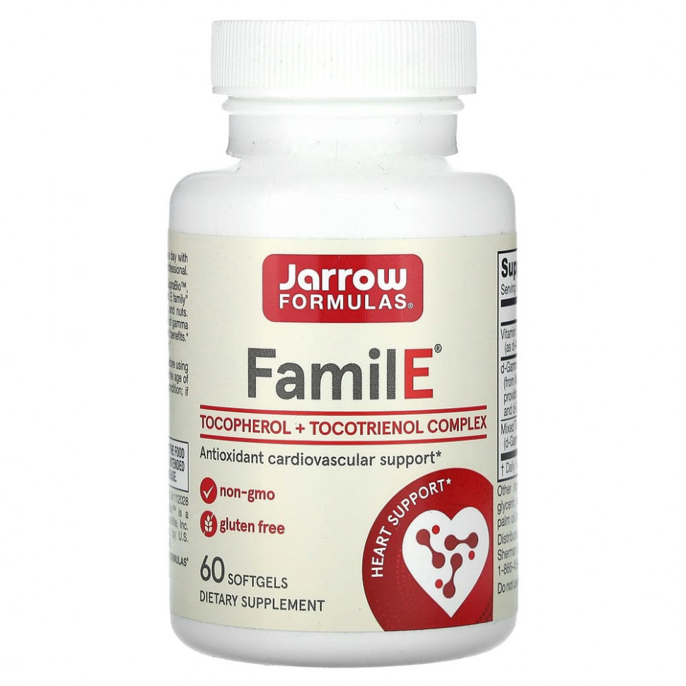 Jarrow Formulas, Famil-E, 60     , -, 
