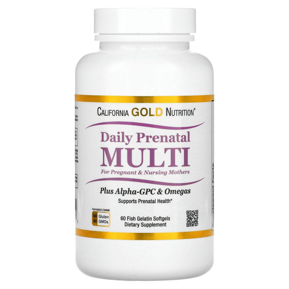 California Gold Nutrition,         , 60         , -, 