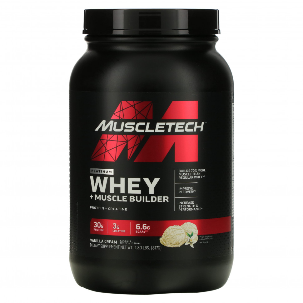  MuscleTech, Platinum Whey + Muscle Builder,  , 817  (1,8 )  Iherb ()