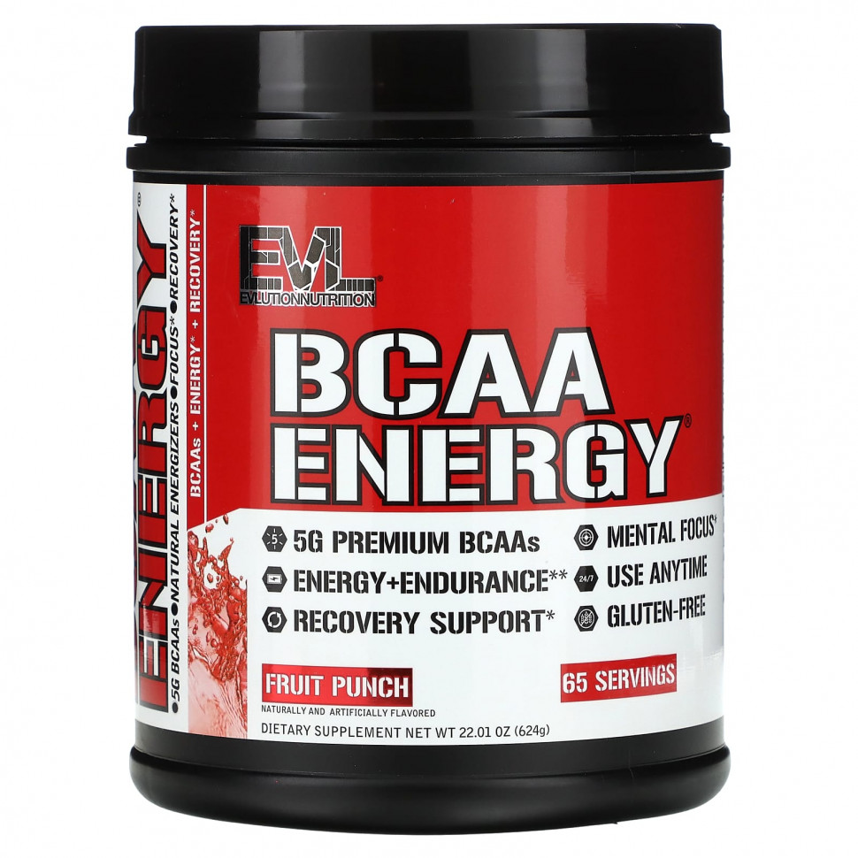 EVLution Nutrition, BCAA Energy,  , 624  (22,01 )    , -, 