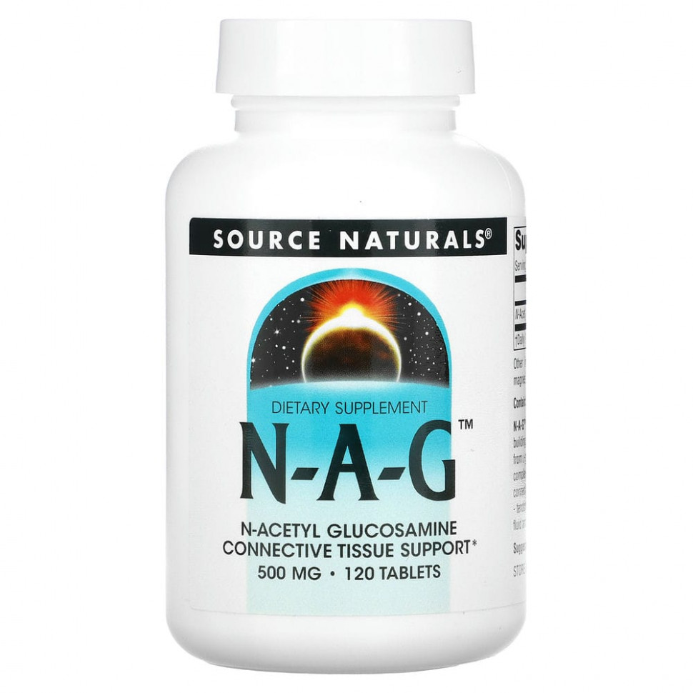 Source Naturals, N-A-G, 500 , 120     , -, 