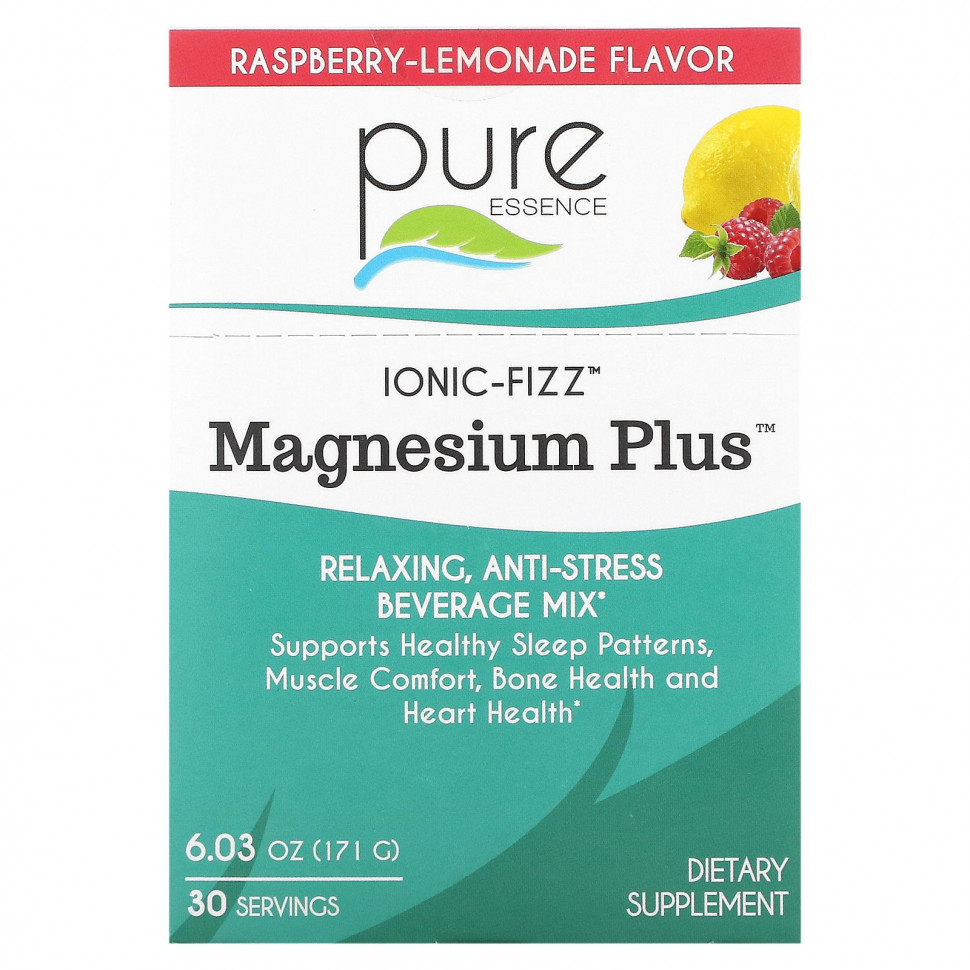 Pure Essence, Ionic-Fizz, Magnesium Plus,  , 30   0,2  (5,7 )     , -, 