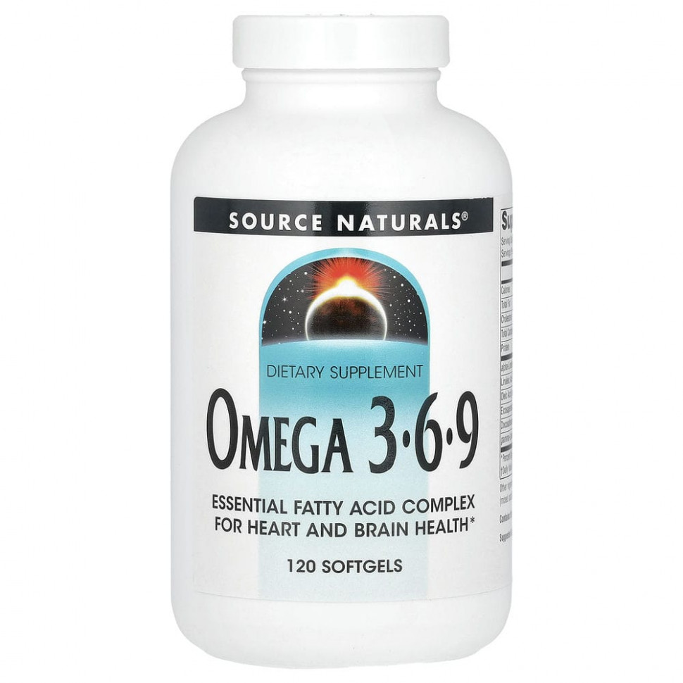 Source Naturals, Omega-3, 6, 9, 120     , -, 