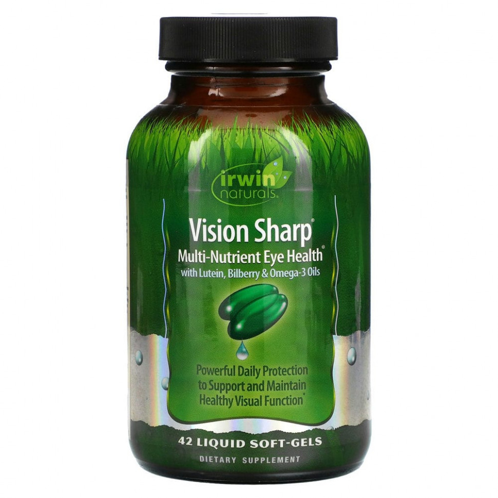 ���������� Irwin Naturals, Vision Sharp, ����������� ����������� ������� ��� �������� ����, 42 ������ ����������� ������� � ���������  Iherb (������)