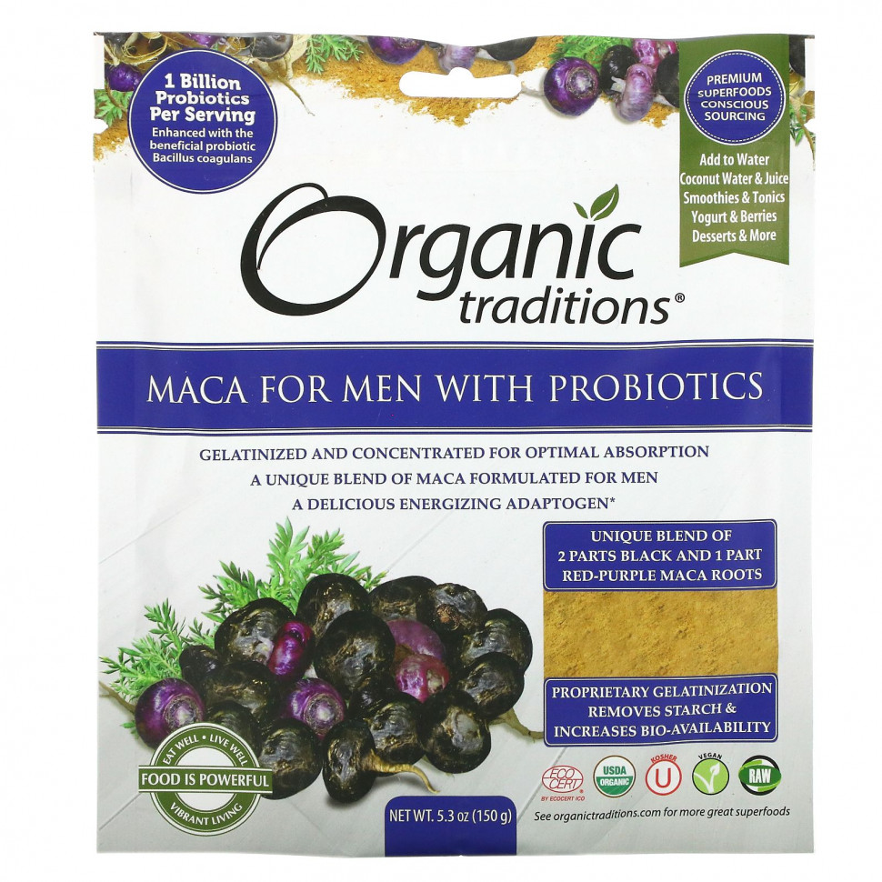  Organic Traditions,     , 150  (5,3 )  Iherb ()