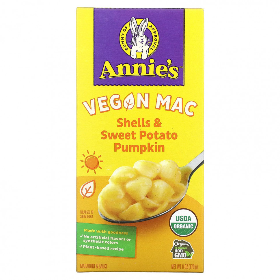 Annie's Homegrown, Vegan Mac,   , , 170  (6 )    , -, 