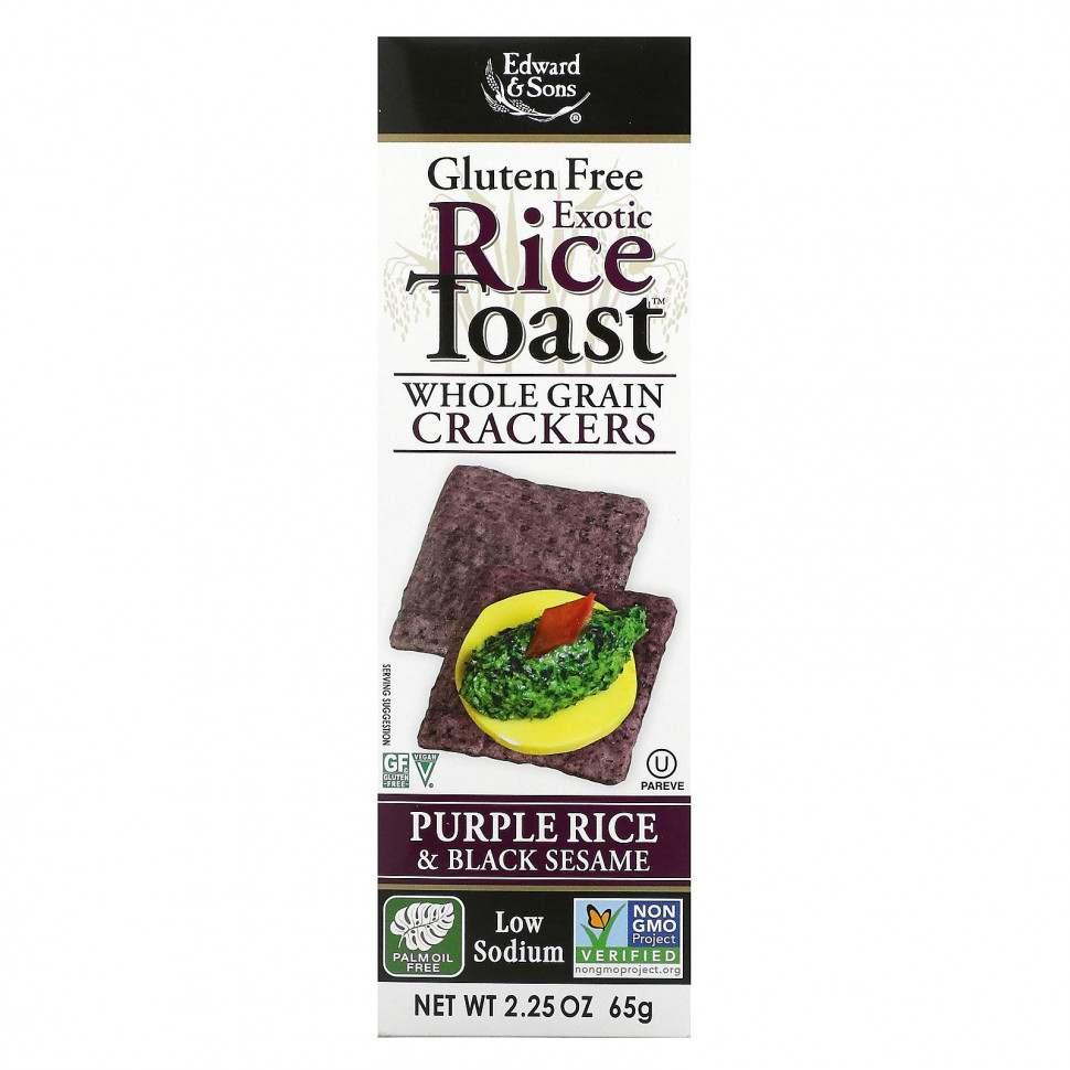 ���������� Edward & Sons, Exotic Rice Toast, �������������� �������, ���������� ��� � ������ ������, 65 � (2,25 �����)  Iherb (������)