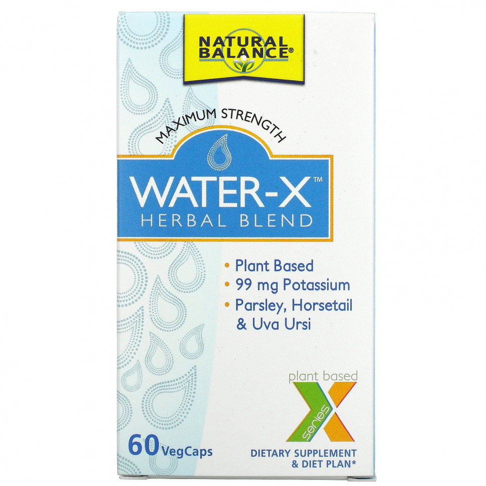 Natural Balance, Water-X,  ,  , 60      , -, 