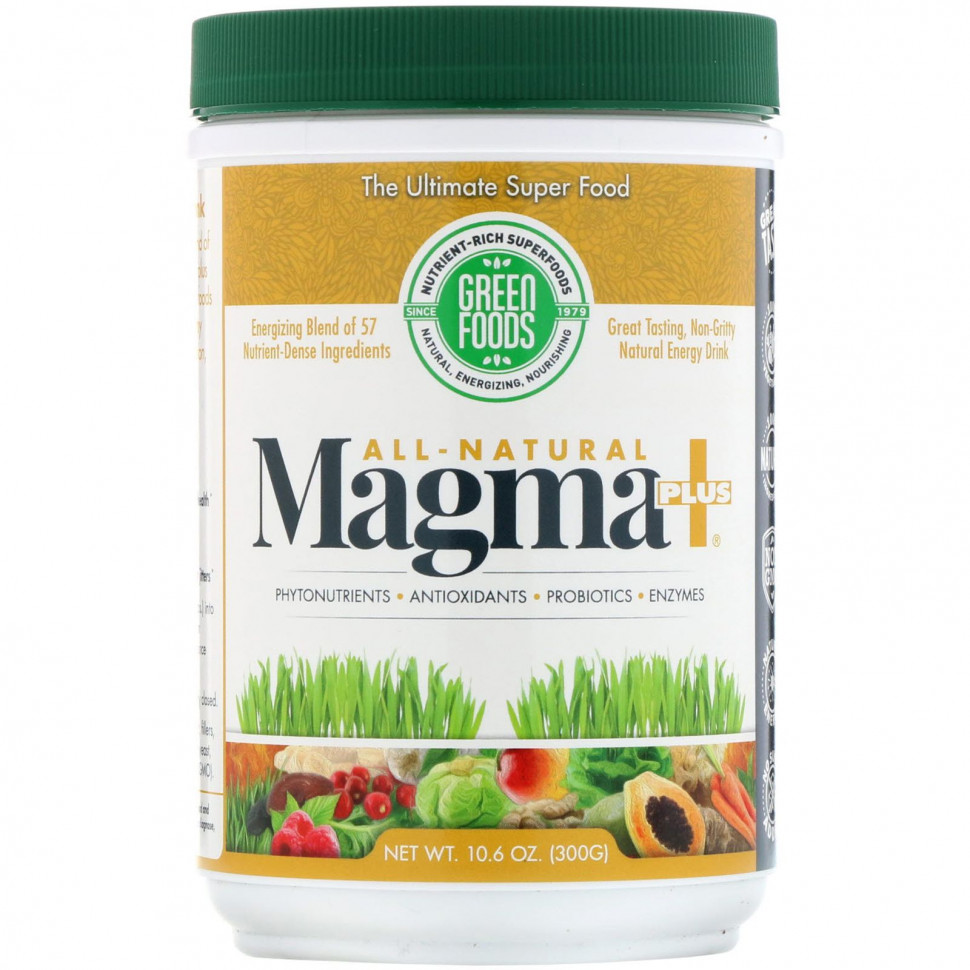 Green Foods,    Magma Plus, 300  (10,6 )    , -, 