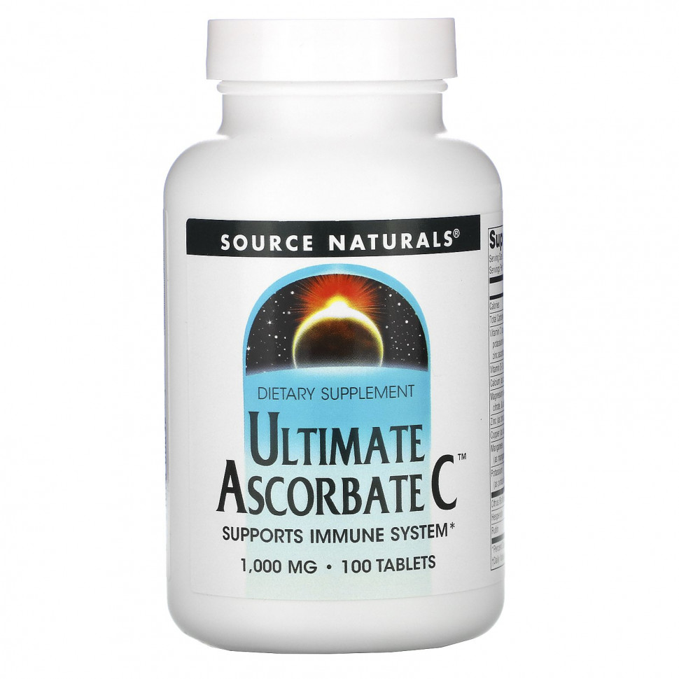 Source Naturals, Ultimate Ascorbate C, 1000 , 100     , -, 