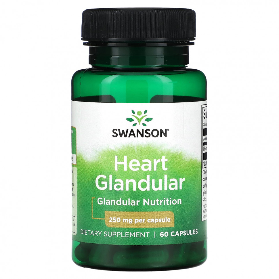 Swanson, Heart Glandular, 250 , 60     , -, 