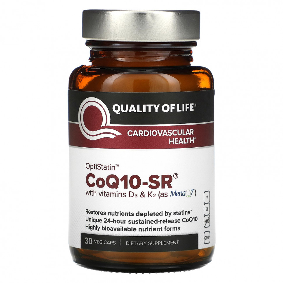 Quality of Life Labs, CoQ10-SR, 30      , -, 