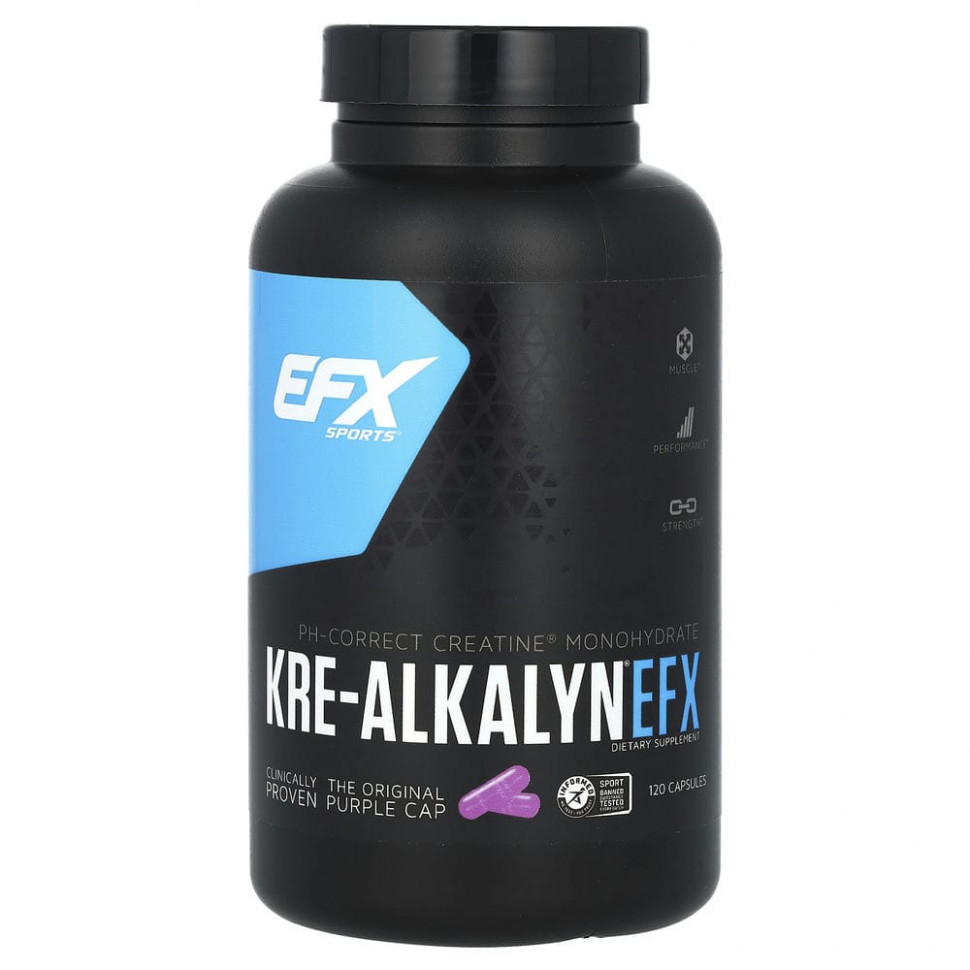 EFX Sports, Kre-Alkalyn EFX, , 120     , -, 