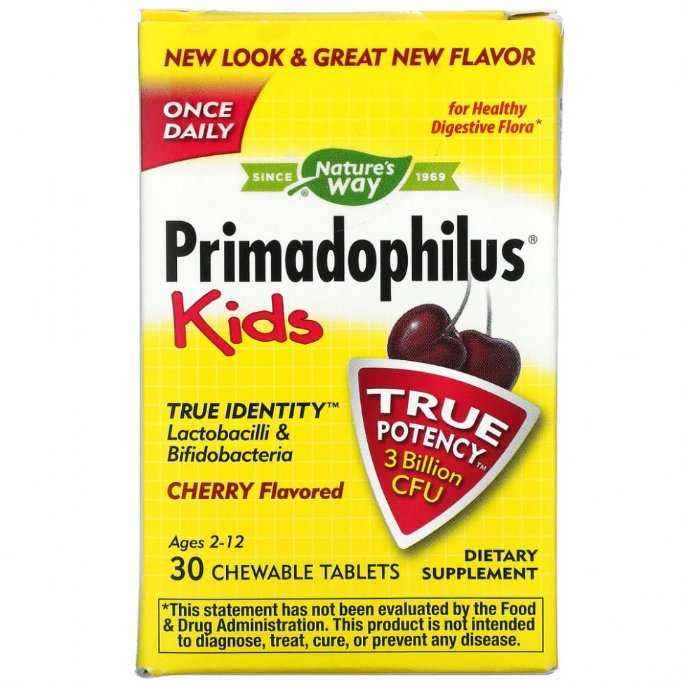 Nature's Way, Primadophilus,  ,   , 3  , 30      , -, 