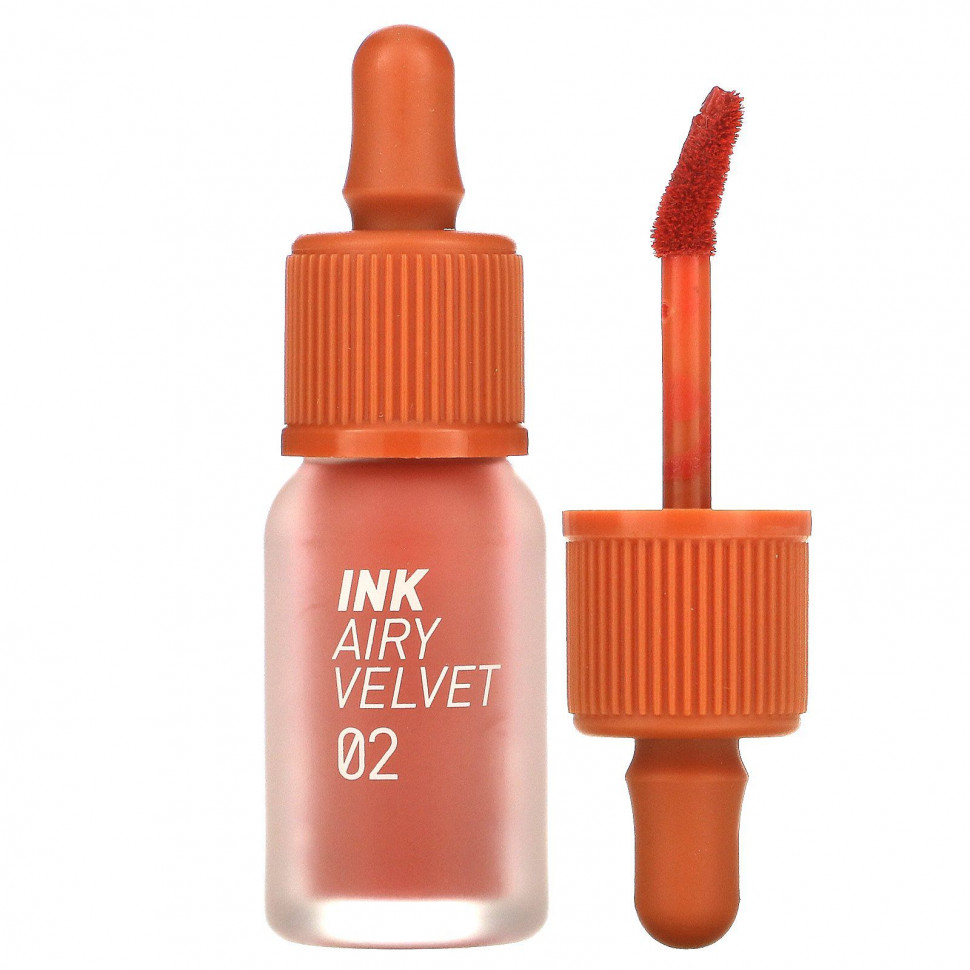 Peripera,    Ink Airy Velvet, 02 Selfie Orange Brown, 4  (0,14 )    , -, 