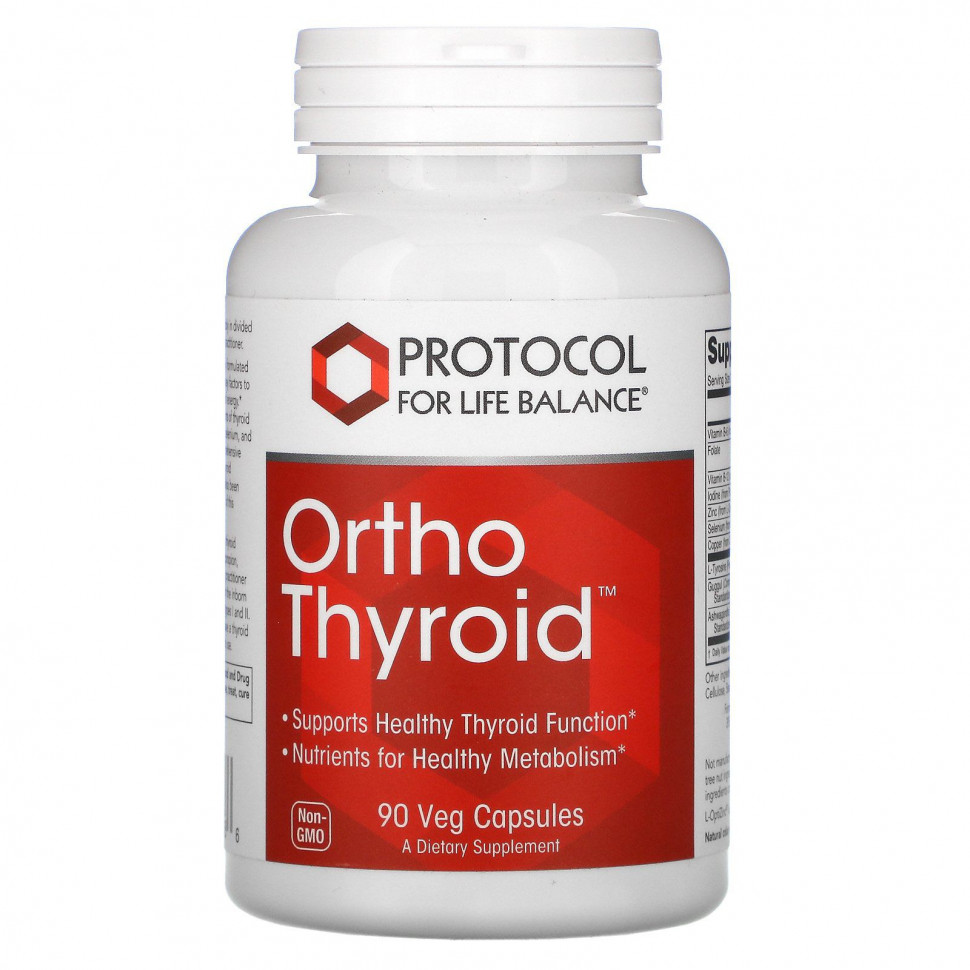 Protocol for Life Balance, Ortho Thyroid, 90      , -, 