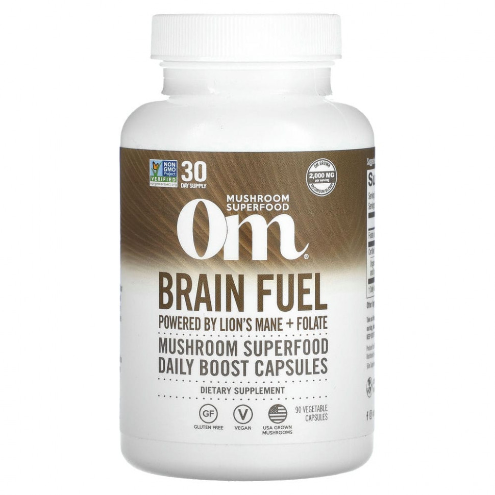  Om Mushrooms, Brain Fuel,    , 667 , 90    Iherb ()