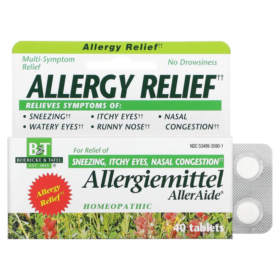  Boericke & Tafel,  , Allergiemittel AllerAide, 40   Iherb ()