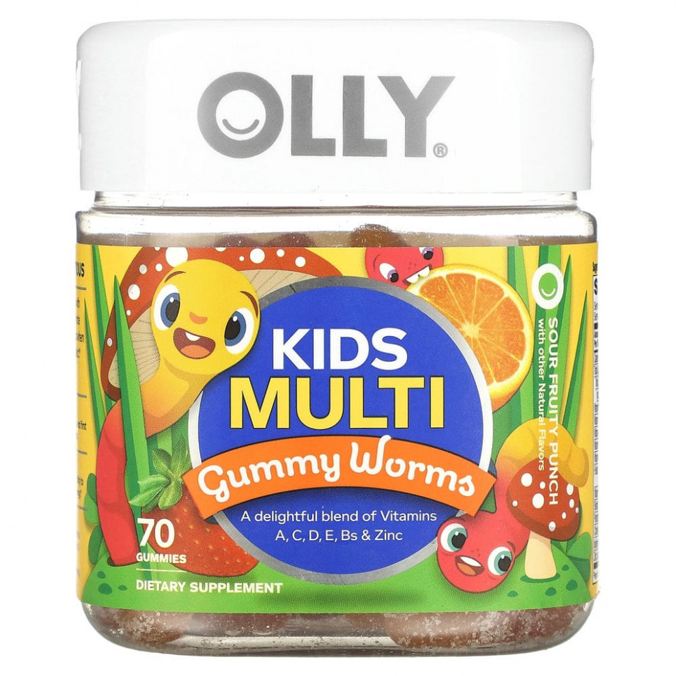 OLLY, Kids Multi, Gummy Worms,   , 70      , -, 