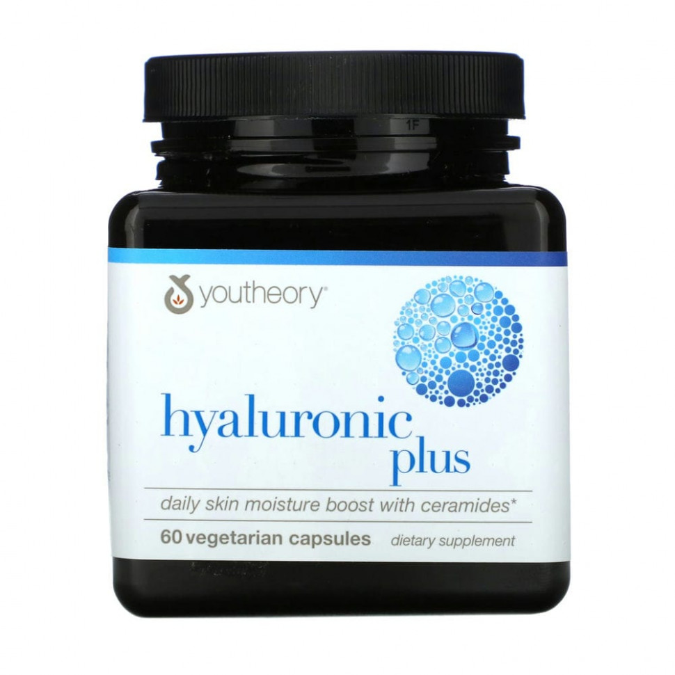 Youtheory, Hyaluronic Plus, 60      , -, 