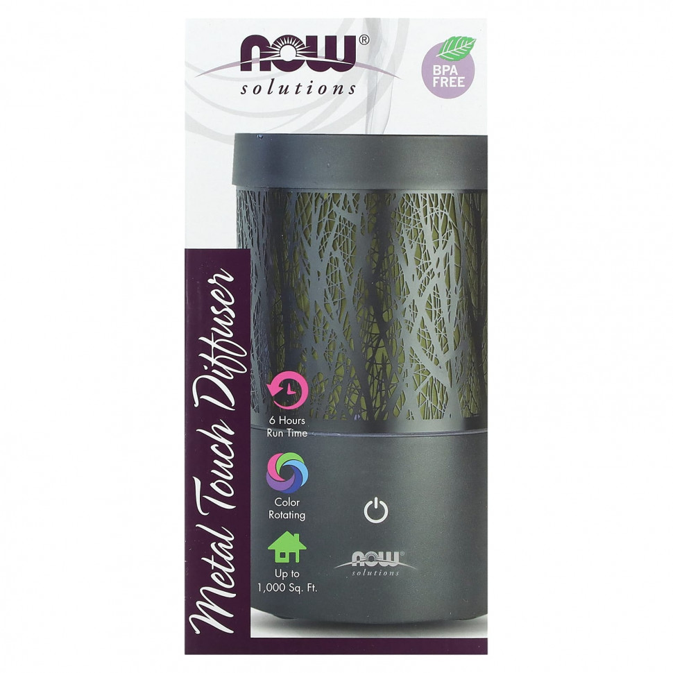 NOW Foods, Solutions, Metal Touch Diffuser`` 1     , -, 