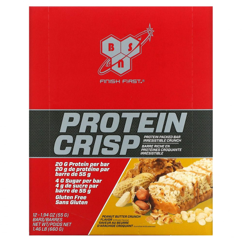  BSN, Protein Crisp,    , 12 , 56  (1,97 )   Iherb ()